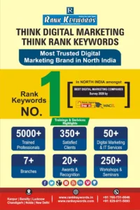 Rankkeywords is the Most Trusted marketing brand in North India